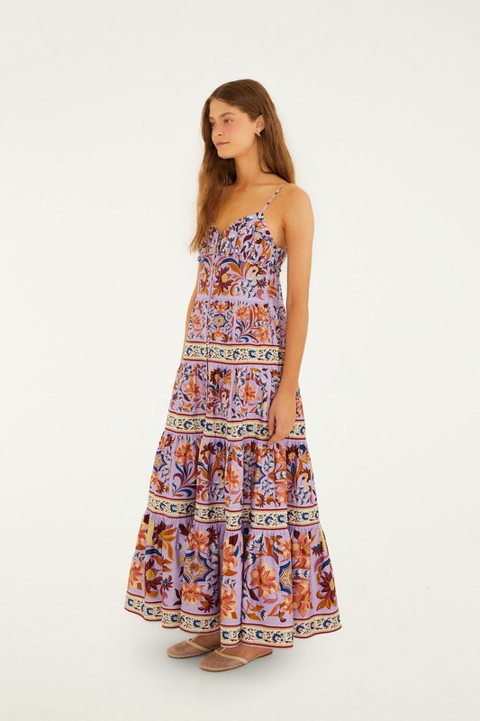 FLOWER MAXI dress