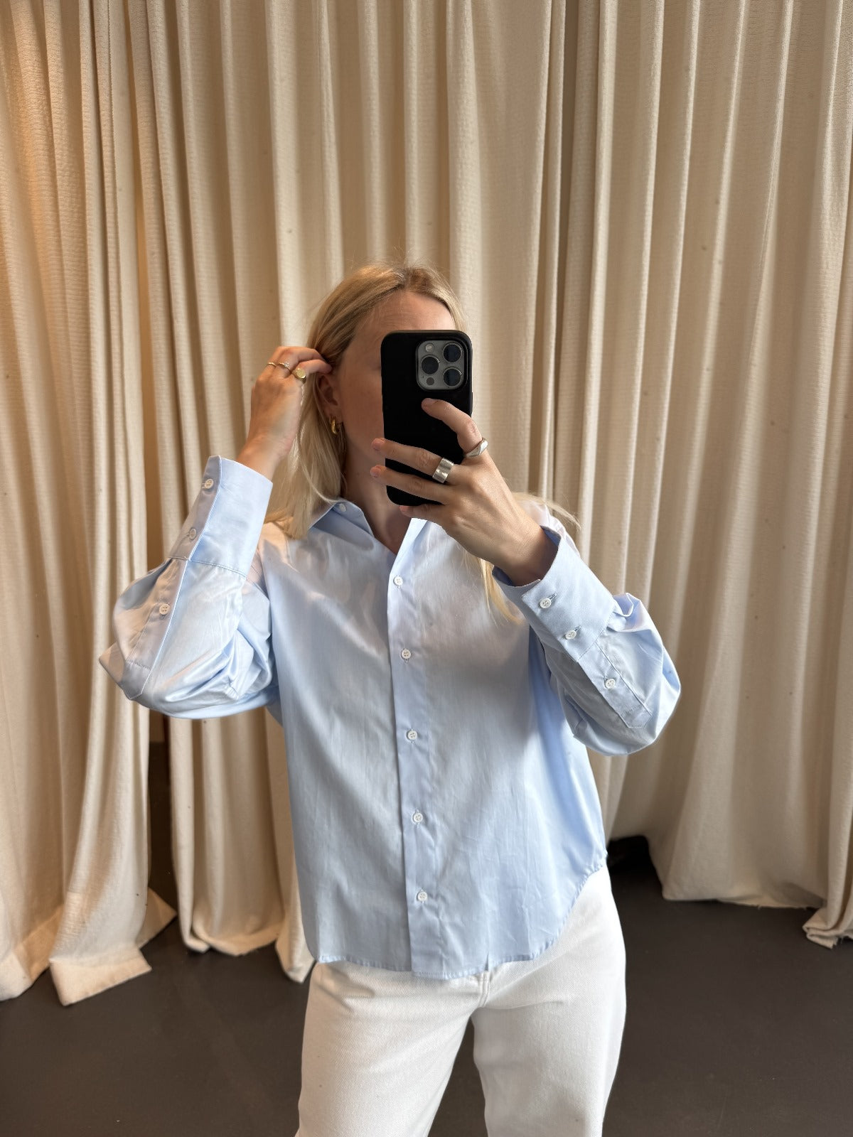 BENEDICT blouse | LIGHT BLUE
