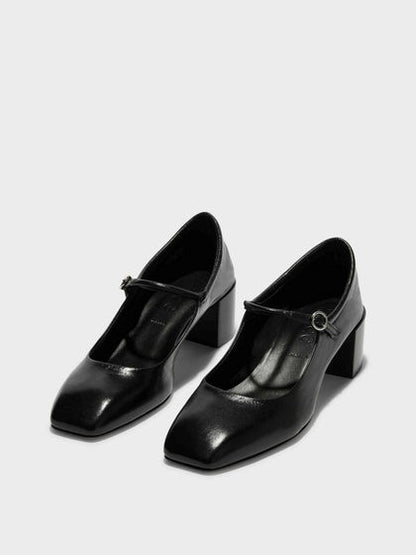ALINE NAPPA LEATHER | BLACK