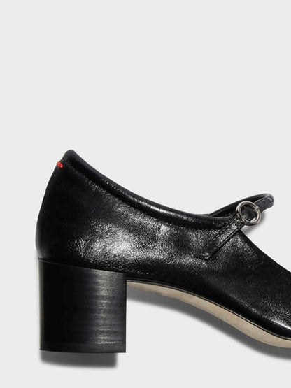 ALINE NAPPA LEATHER | BLACK