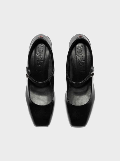 ALINE NAPPA LEATHER | BLACK
