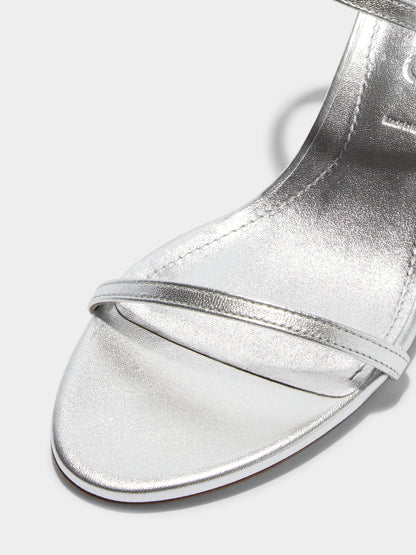 ANNIKA LAMINATED NAPPA | SILVER