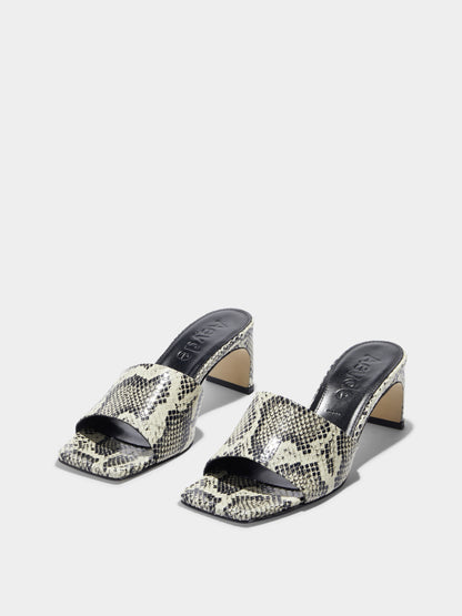 JEANIE SNAKE PRINT | CREAM