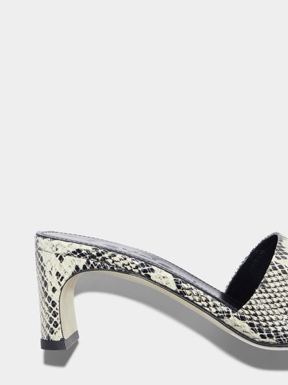 JEANIE SNAKE PRINT | CREAM