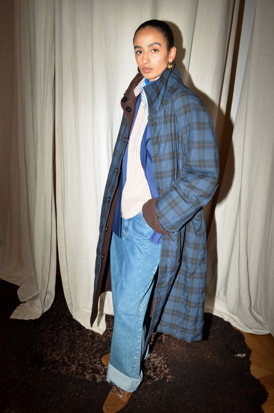 BIG NAVY CHECK / S