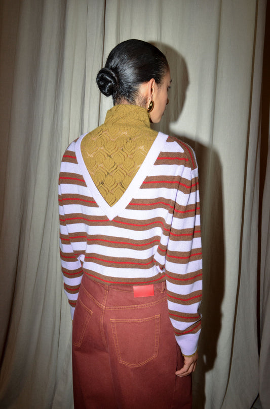 LAVENDER STRIPES / XS