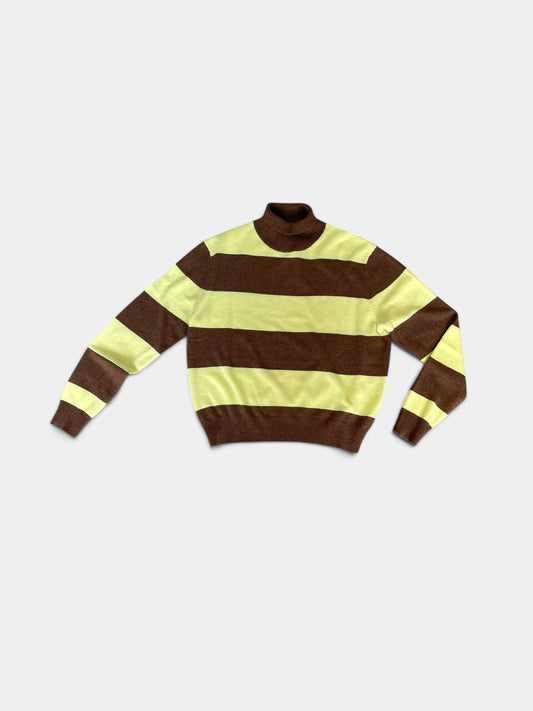 LIMONCELLO-BROWN STRIPES / XS