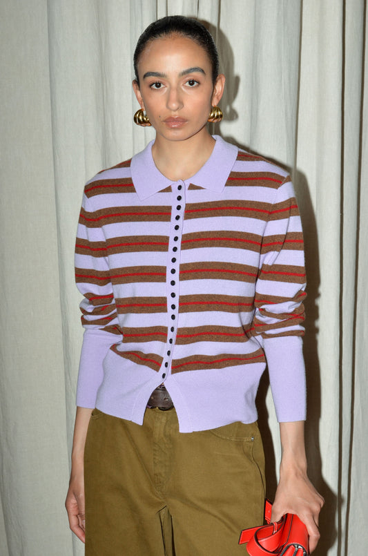 LAVENDER STRIPES / XS