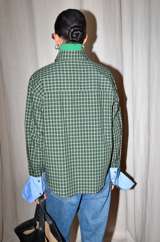 BLUE-GREEN CHECK / 34