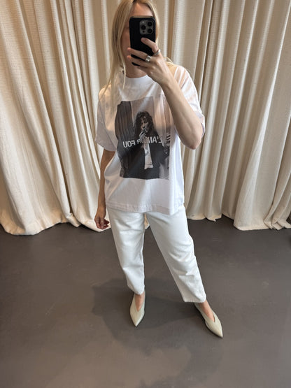L'AMOUR FOU BOXY TEE | WHITE