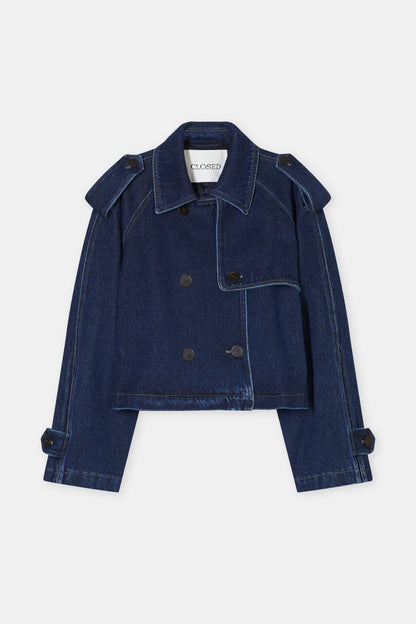 CROPPED TRENCHCOAT