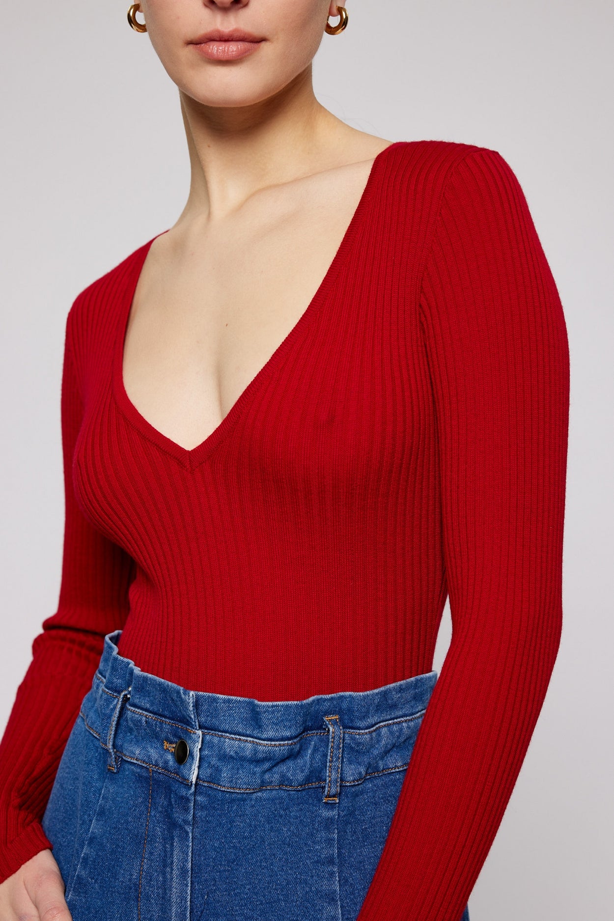 KOSSIE knitted body | RED