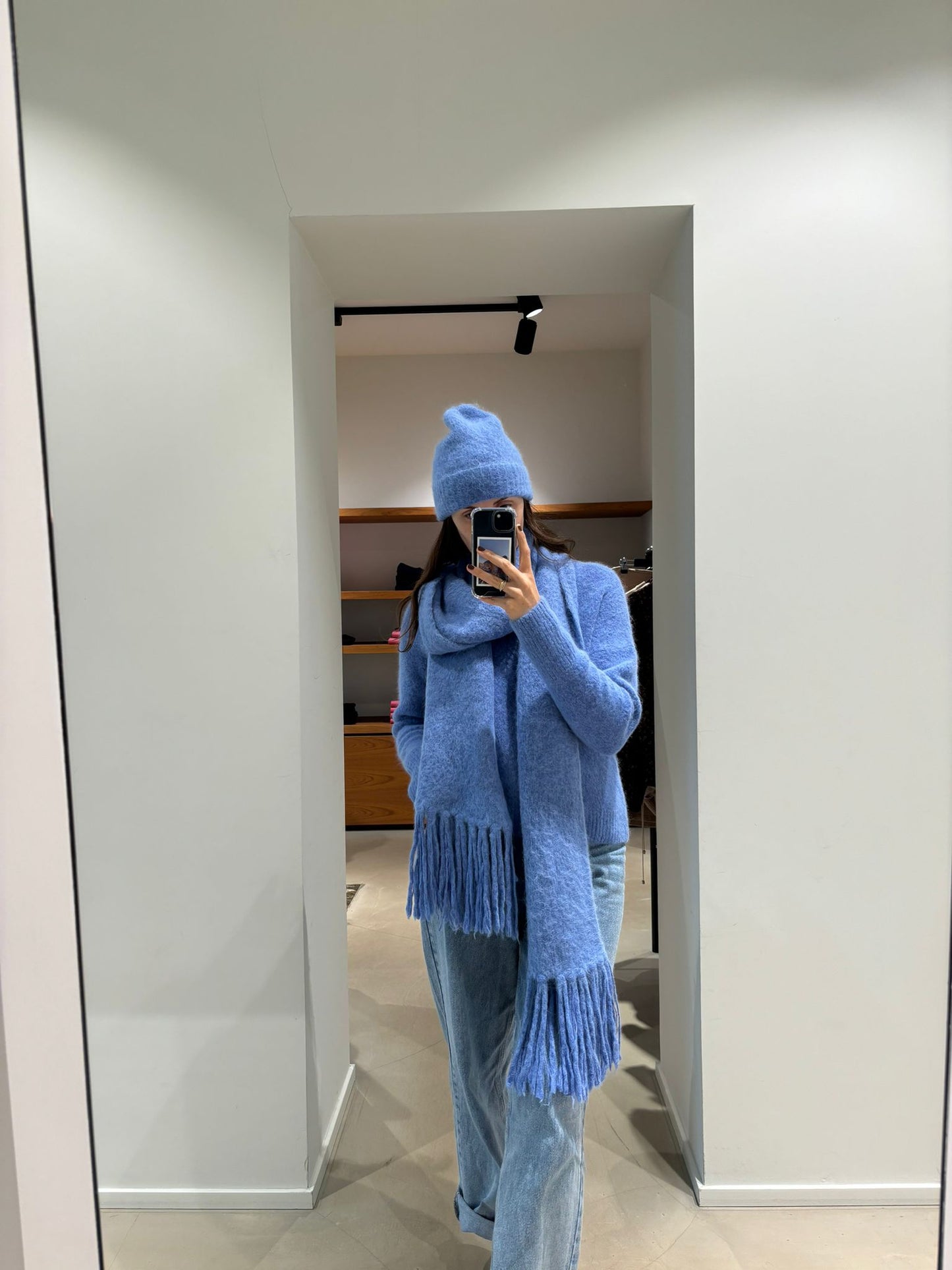 AMBER scarf | RIVERSIDE BLUE