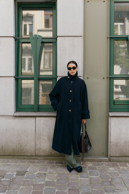 CALVIN coat | TOTAL ECLIPSE BLUE