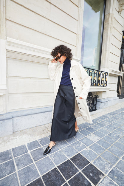 COOPER coat | ALMOND MILK
