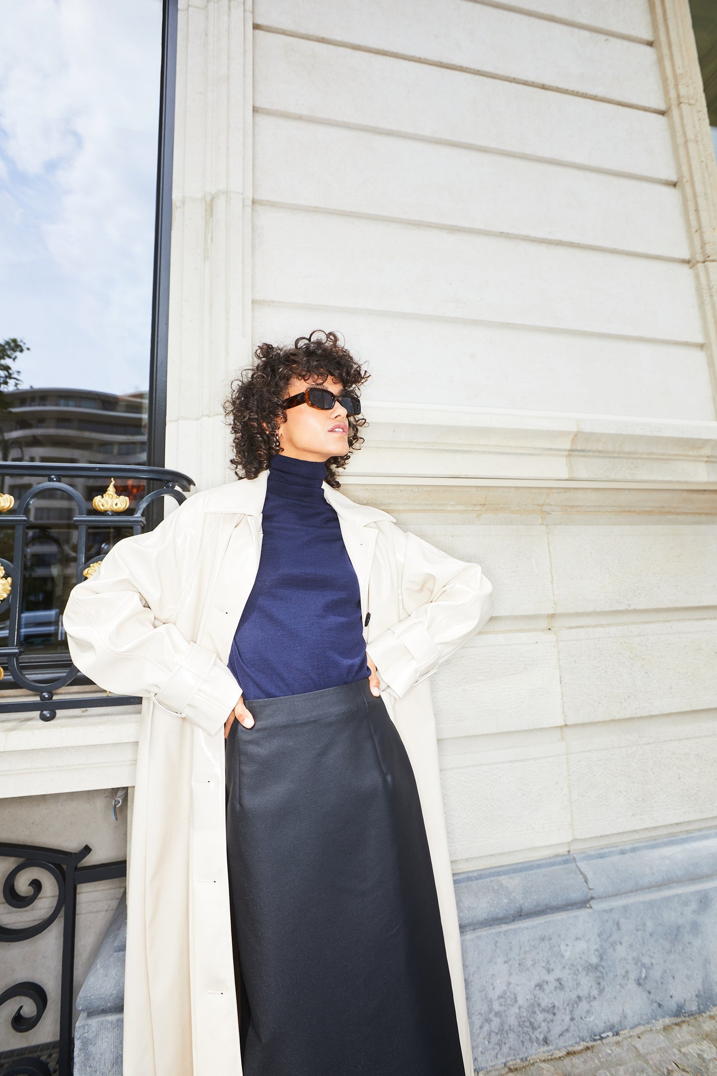 COOPER coat | ALMOND MILK