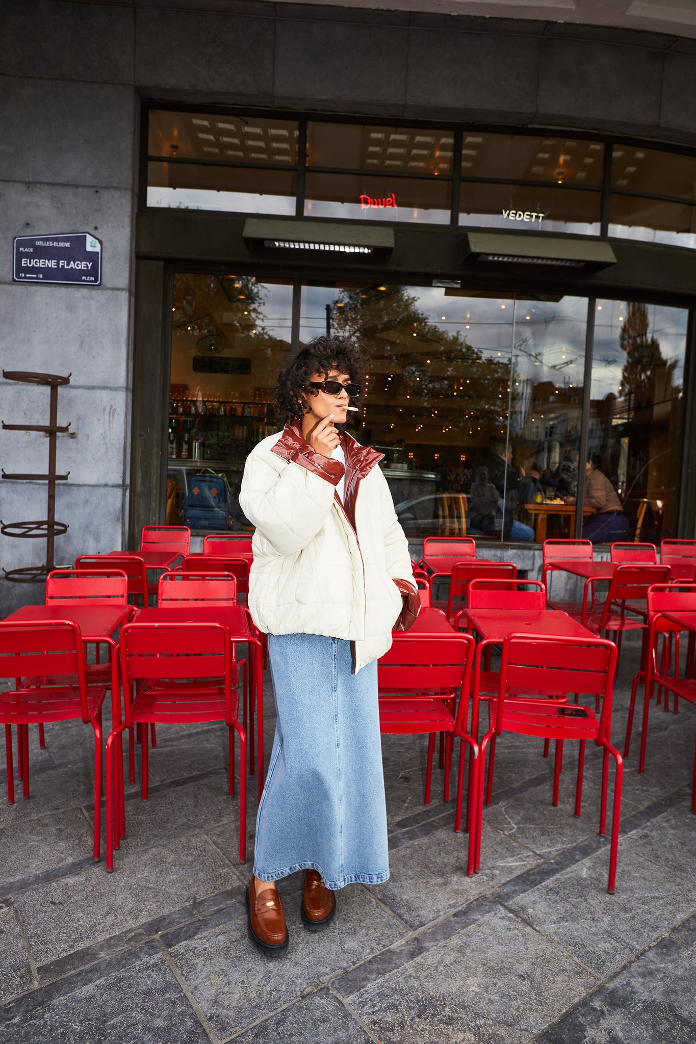 SAMMO skirt | VINTAGE BLUE DENIM