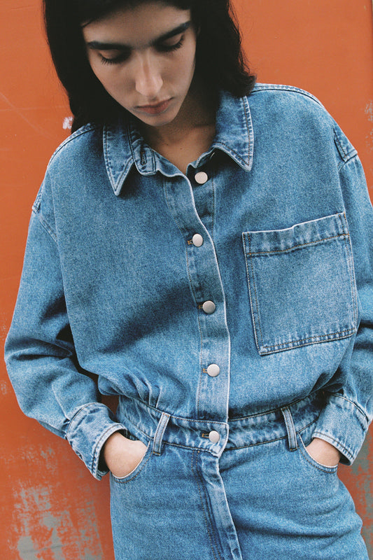 LIGHT BLUE DENIM / 34
