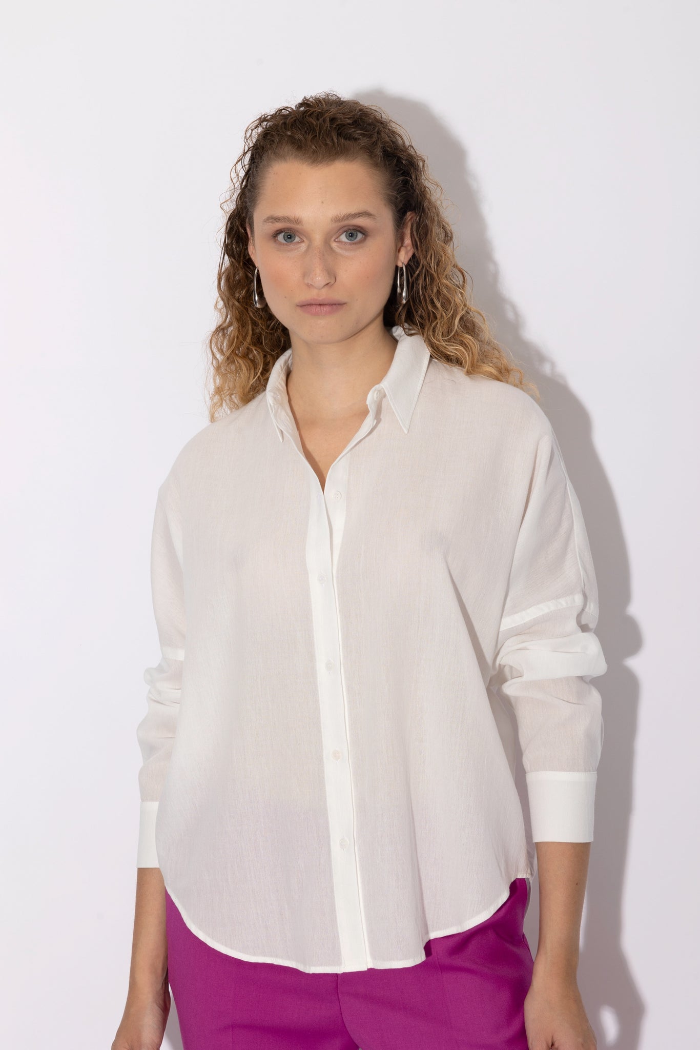 BIOMETRIC blouse | ECRU