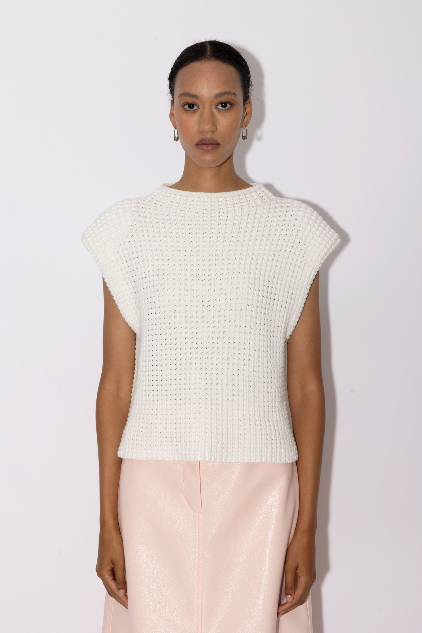 KEIZER knitted top | OFF-WHITE