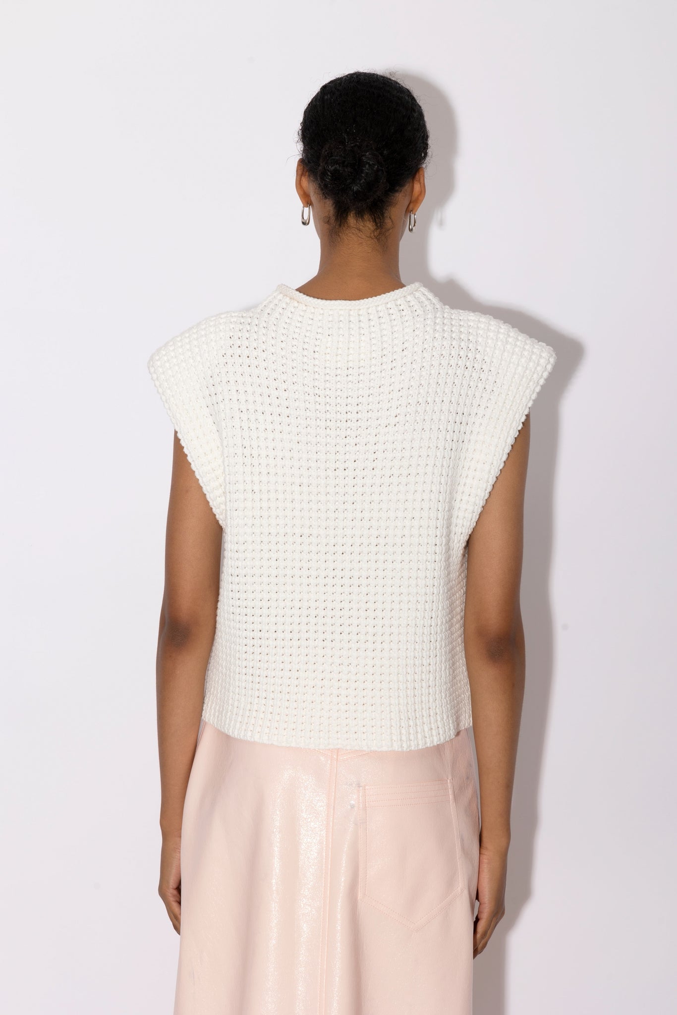 KEIZER knitted top | OFF-WHITE