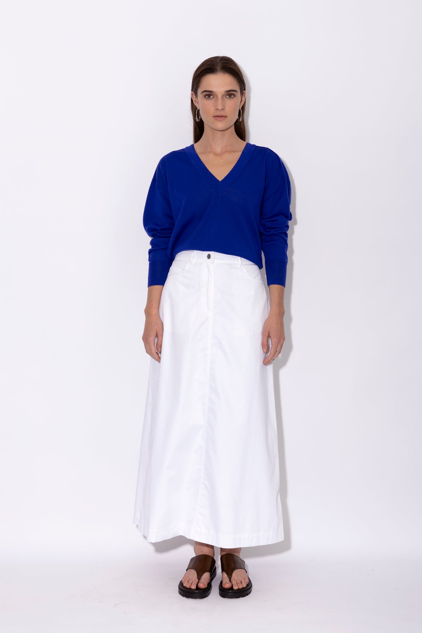 SAMMO skirt | OPTICAL WHITE