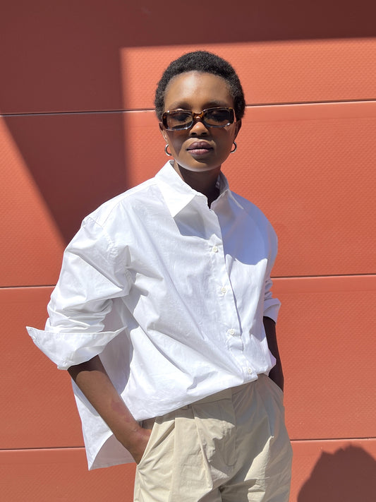 BENEDICT blouse | OPTICAL WHITE