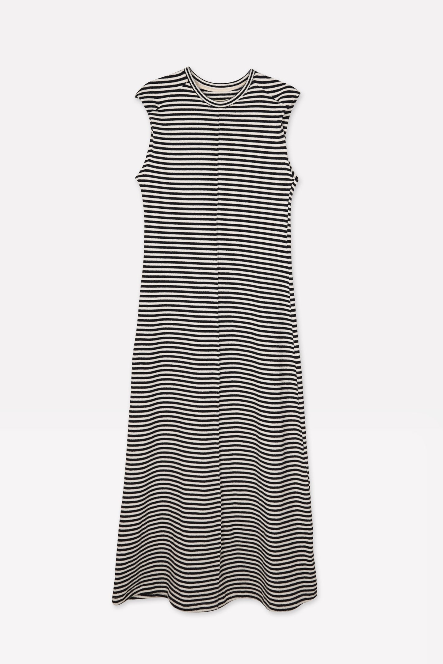 DIEGOTTE dress | ECRU-NAVY STRIPES