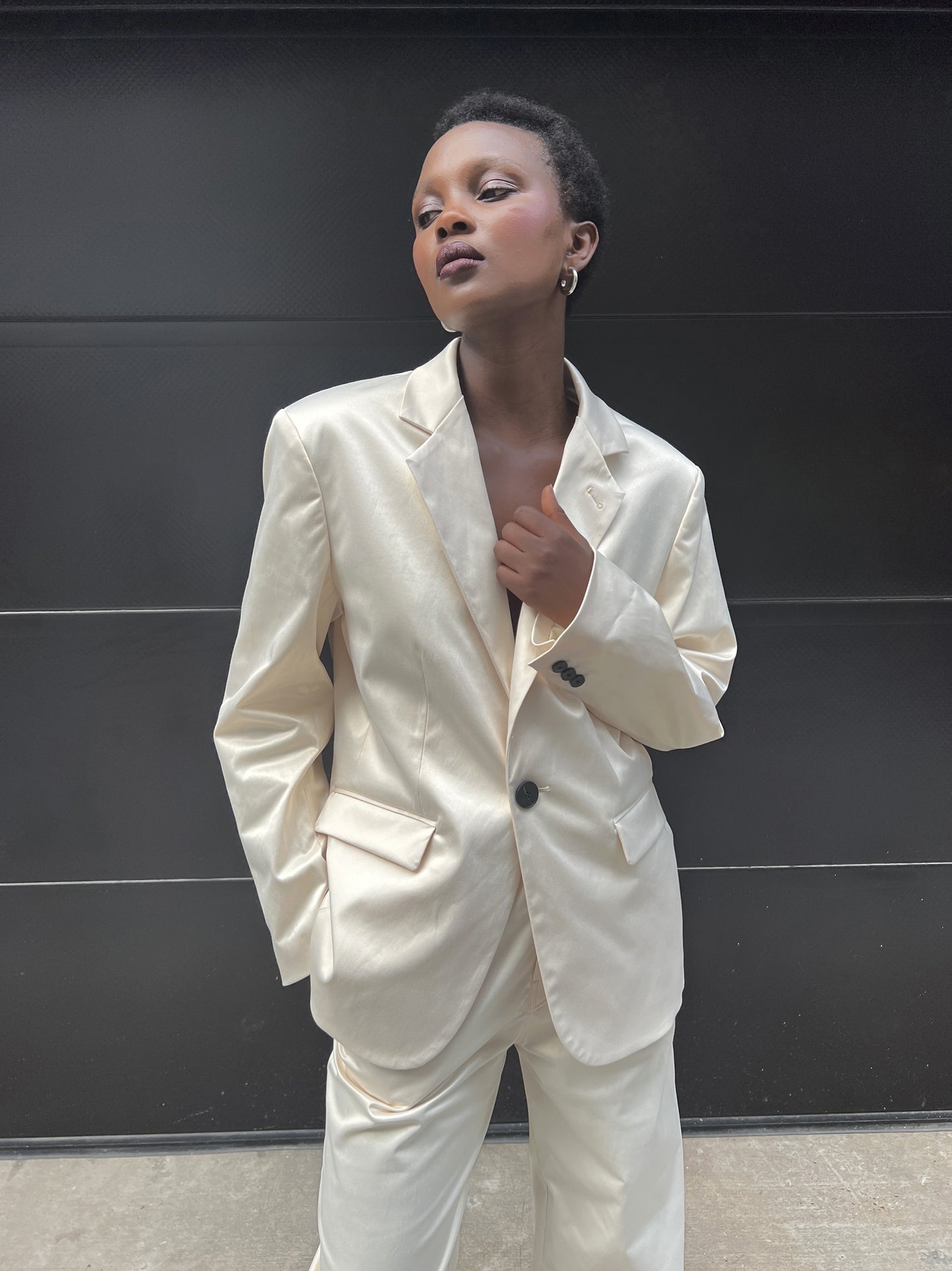 JAYDEE blazer | CHAMPAGNE