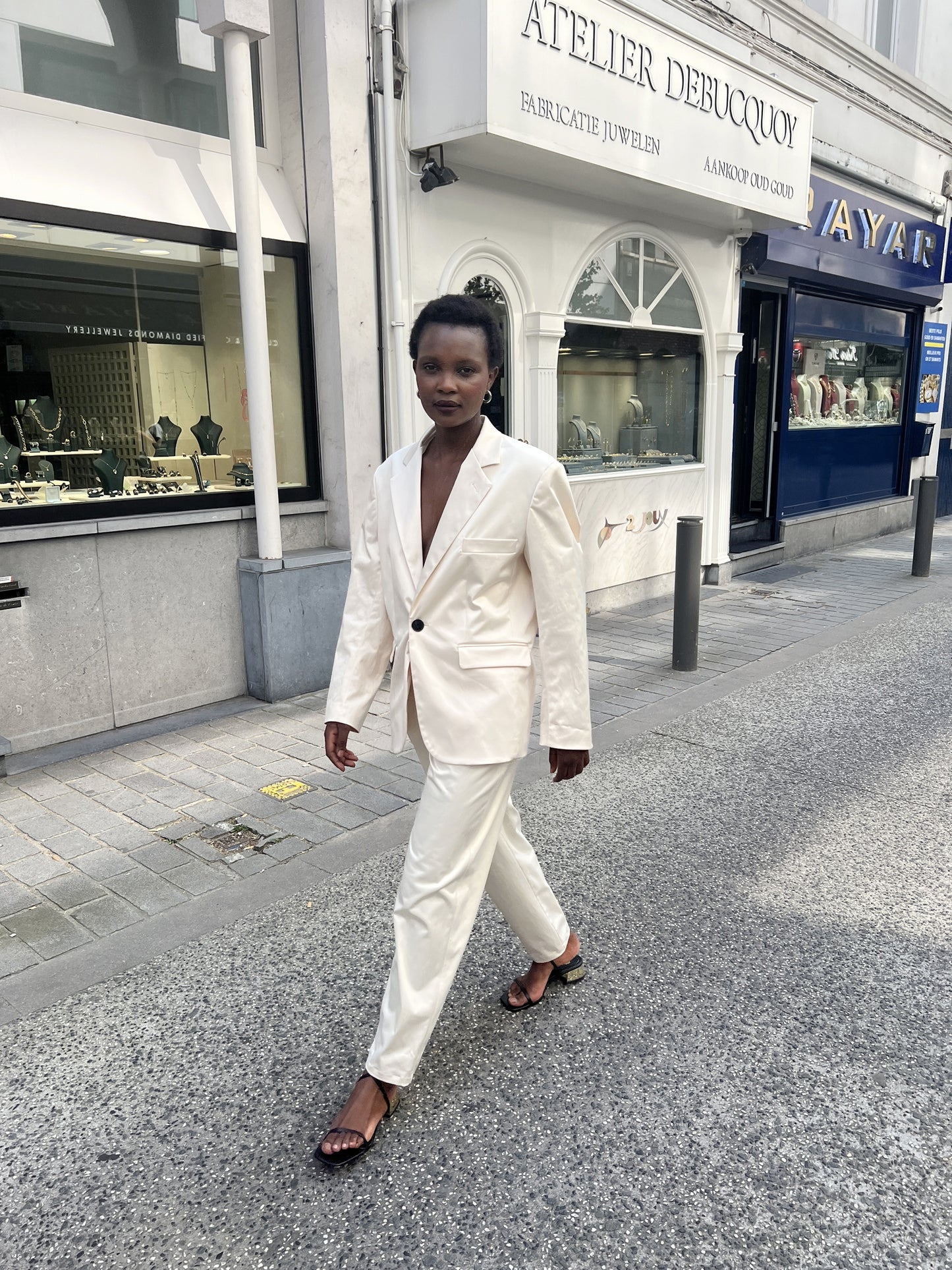 JAYDEE blazer | CHAMPAGNE