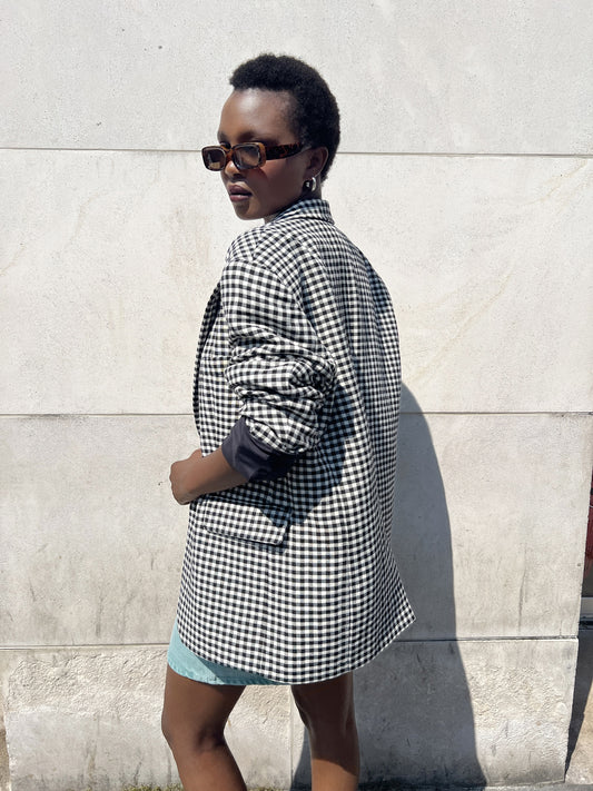 JAYDEN blazer | BLACK CHECKS