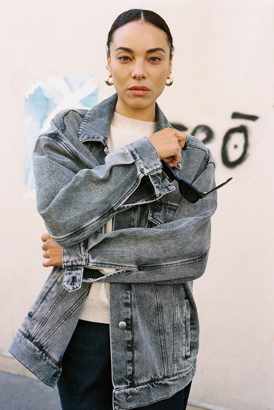 JAYLA jacket | ASH GREY