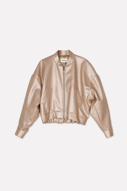 JUNA jacket | CHAMPAGNE METALLIC