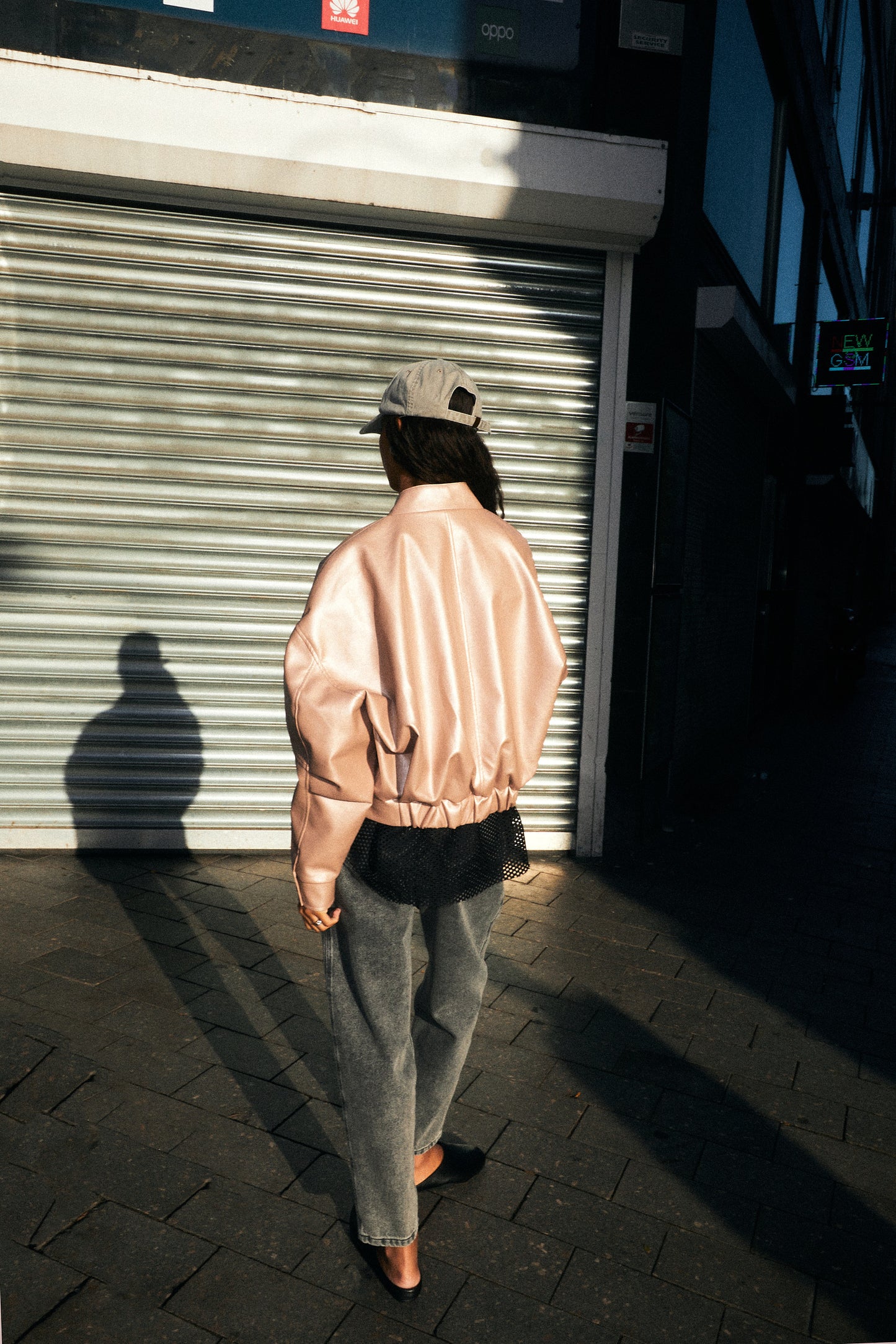 JUNA jacket | ROSE METALLIC
