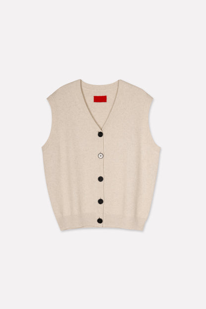 KOBE cardigan | BARLEY BEIGE