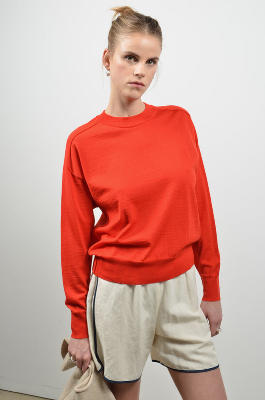 KORY pullover | VERMILLON RED