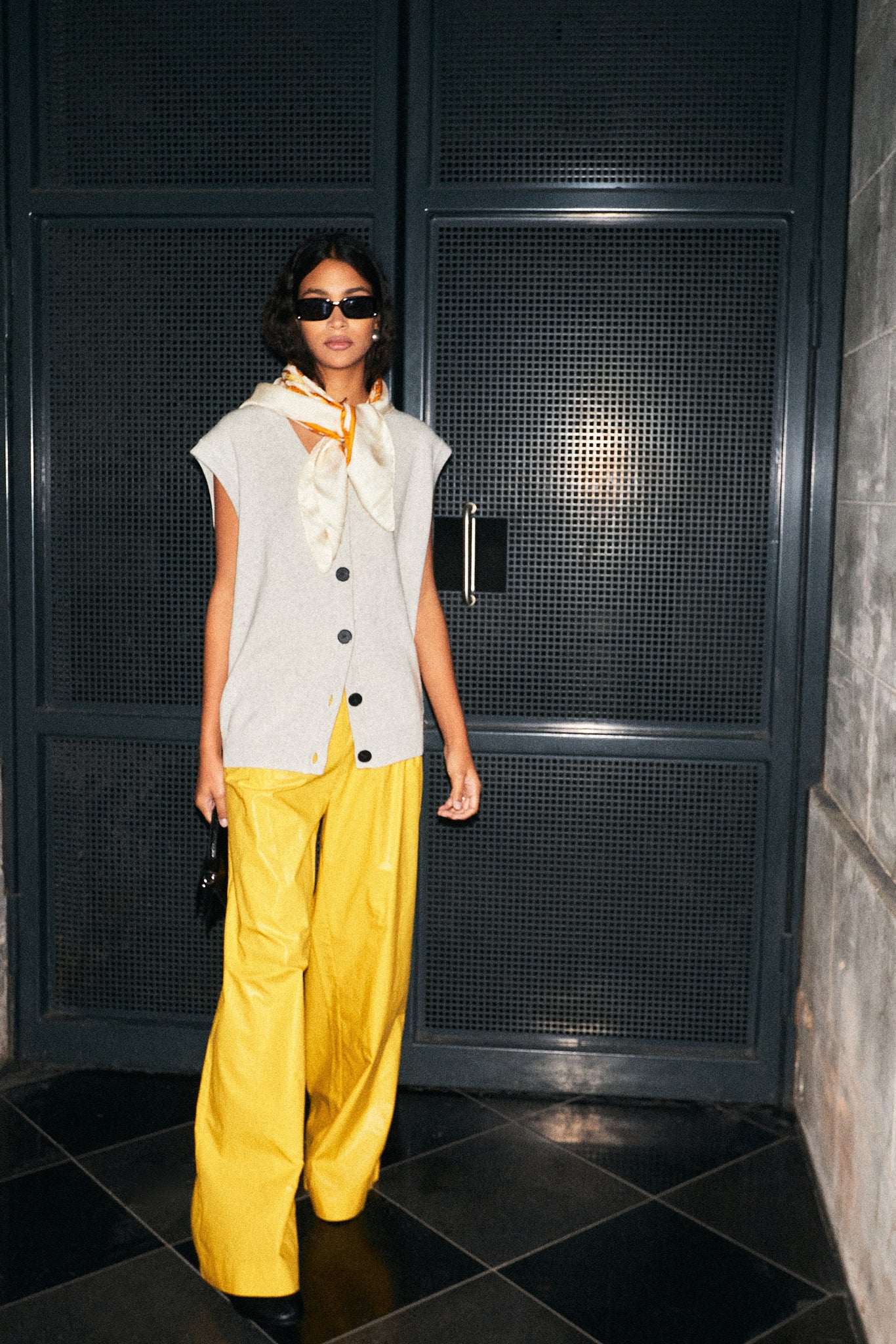 PUZZLE pants | SUN YELLOW