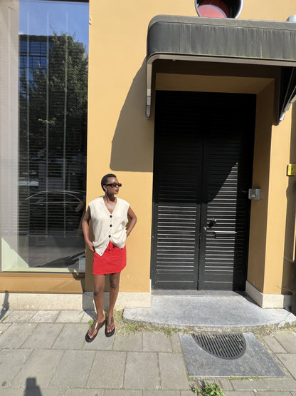 SANDRA skirt | LIPSTICK RED