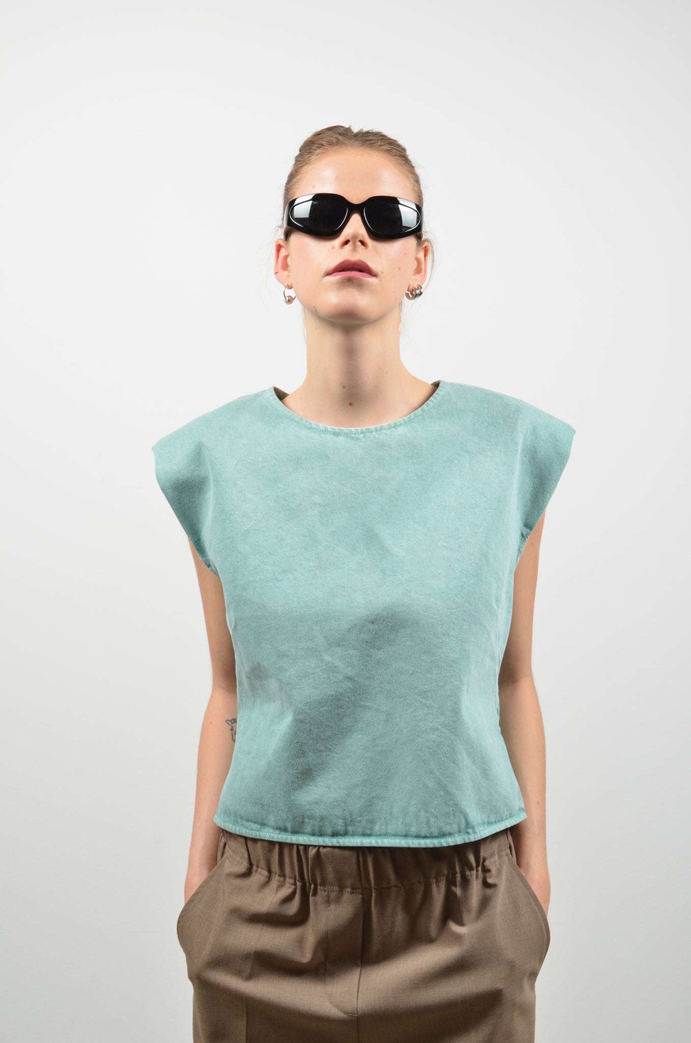 TERRA top | MATCHA GREEN