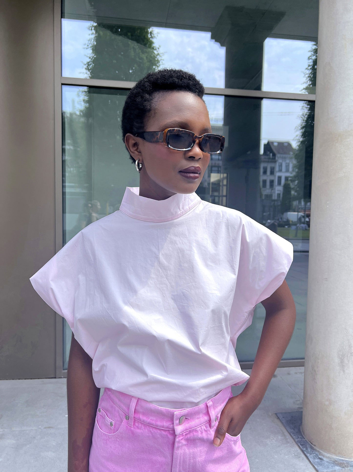 TUBA top | PALE PINK