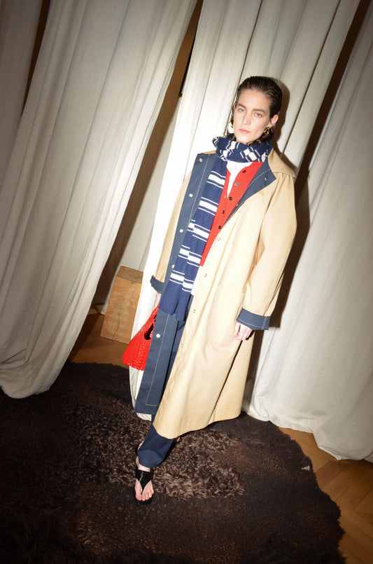 NAVY-BEIGE / S