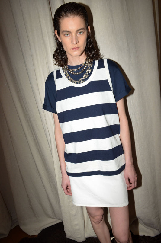 WHITE-NAVY / S