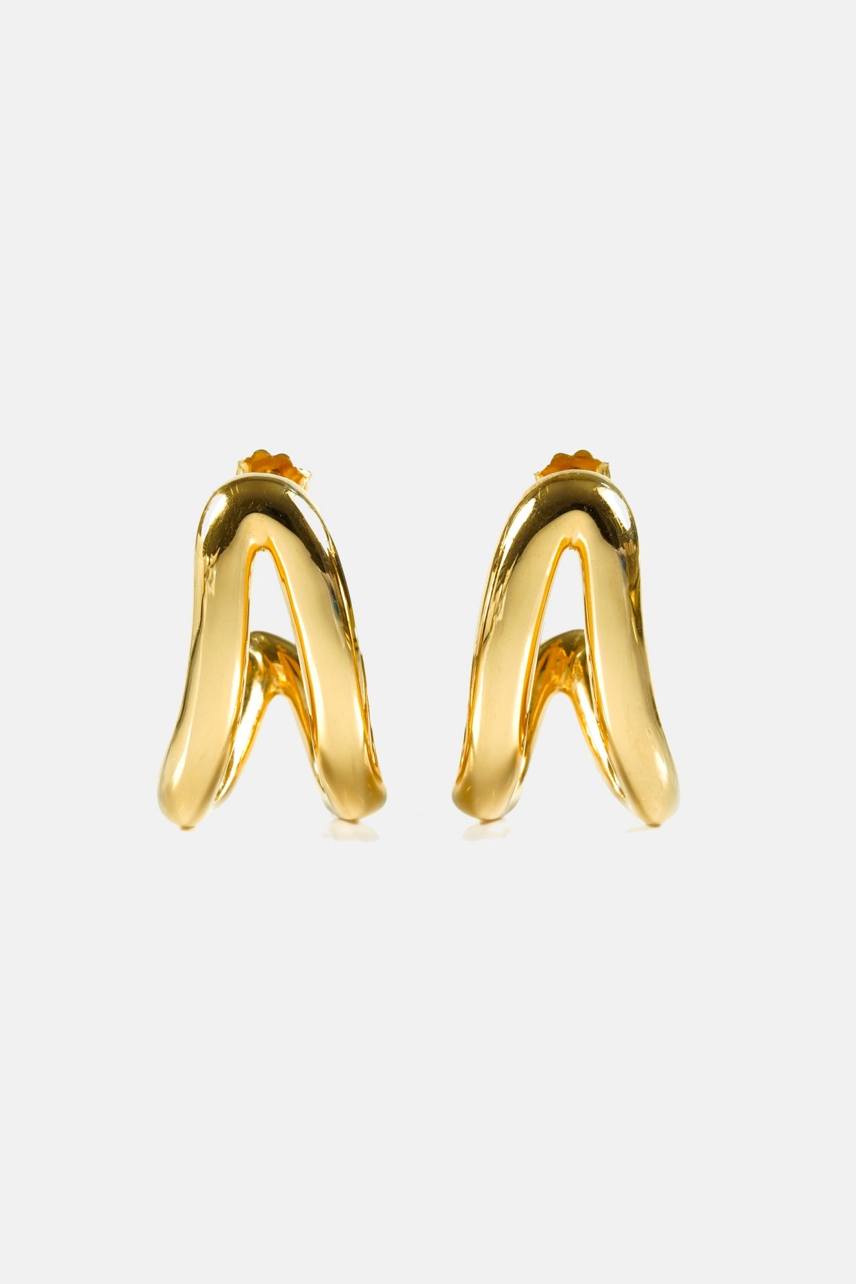 CC x AROZ big earrings | GOLD