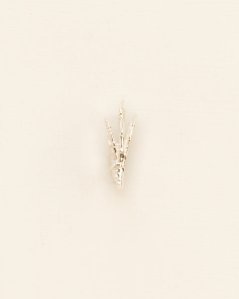 SINGLE SIGNATURE GRIGRI STUD EARRING | SILVER