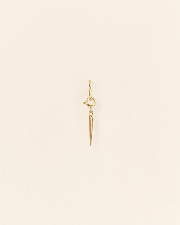 SINGLE HOOP EARRING WITH SPRING RING | GOLD