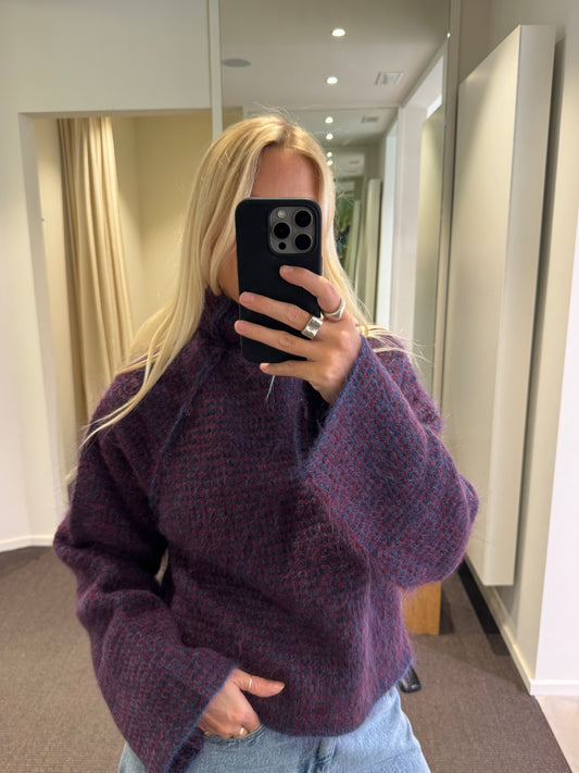 BLUE-BORDEAUX / XS/S