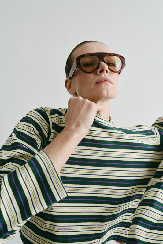 GREEN STRIPES / S