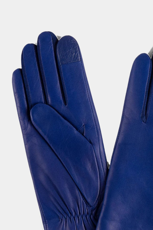 LEATHER GLOVES | BLUE