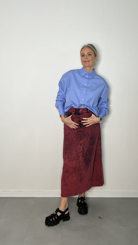 BENEDICT blouse | TEAPOT BLUE