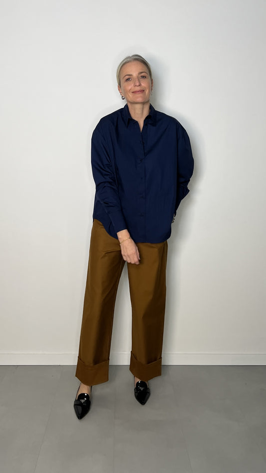 BENEDICT blouse | MIDNIGHT BLUE